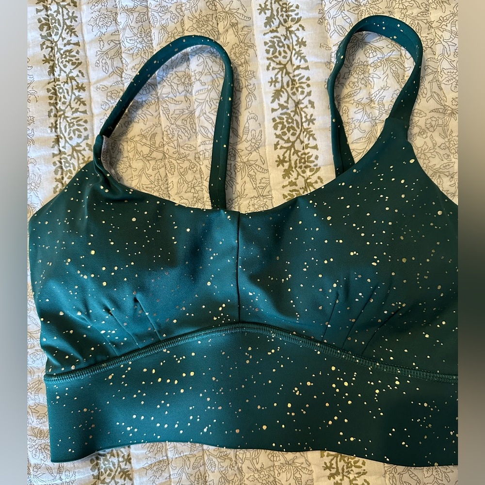 Born Primitive Women's Green and Gold Speckled Bralette